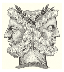 Ilustrasi dewa Janus.(google).
