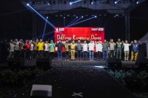 KPU Banten Gelar Kampanye Damai Cagub Cawagub Banten 2024.