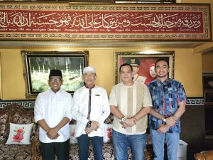 Andra Soni-Budi Rustandi Silaturahmi ke Mantan Bupati Serang Taufik Nuriman.