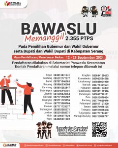 Bawaslu Kabupaten Serang.
