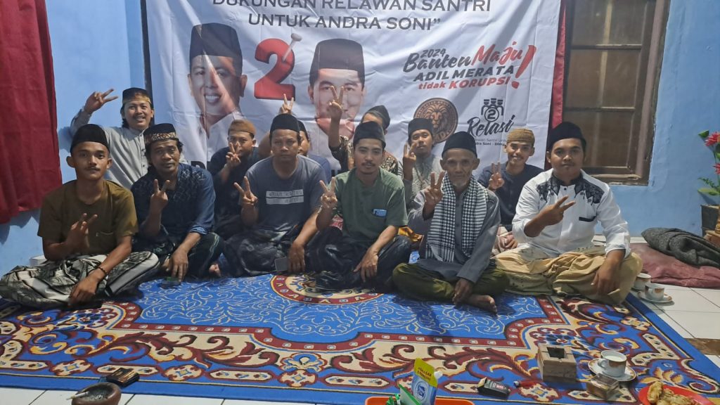 Dukungan untuk Pasangan Andra Dimyati Menguat di Pilgub Banten 2024, Relawan Santri Deklarasi di Tiga Tempat Berbeda.