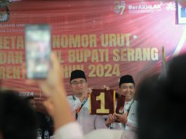 Pilkada Kabupaten Serang, Andika-Nanang Nomor Urut 1.