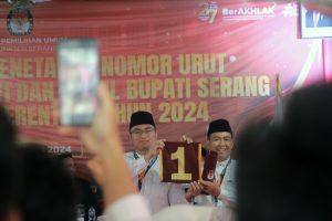 Pilkada Kabupaten Serang, Andika-Nanang Nomor Urut 1.