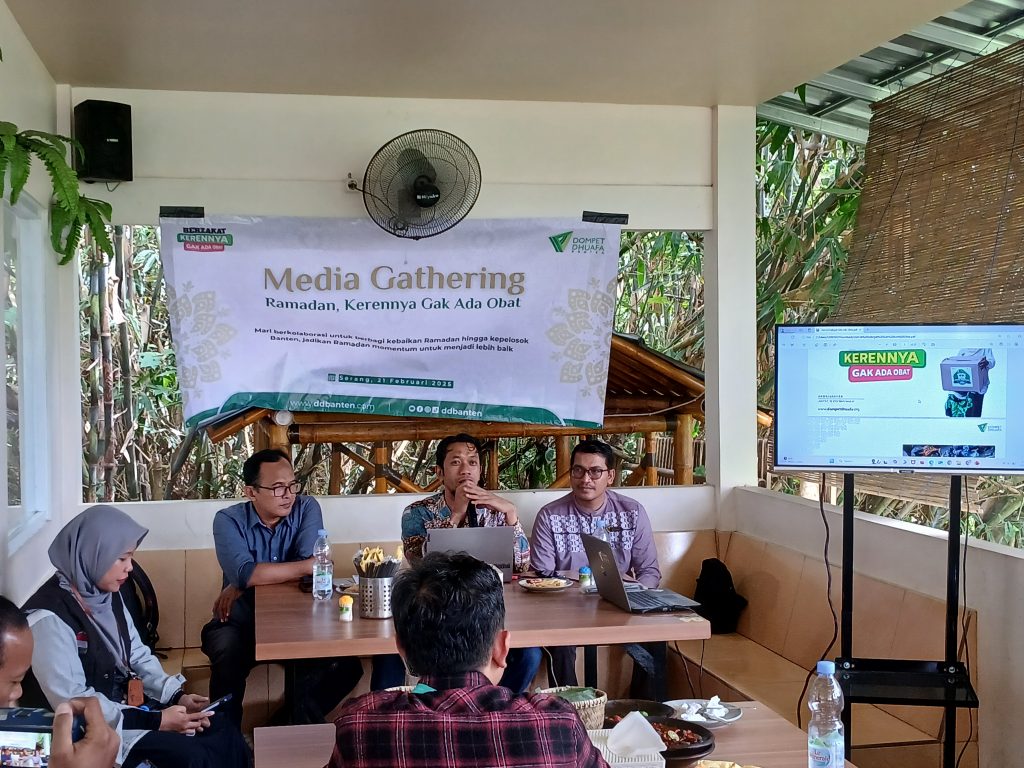 Pimpinan Dompet Dhuafa Banten (Tengah) menerangkan program Ramadhan 1446 H.
