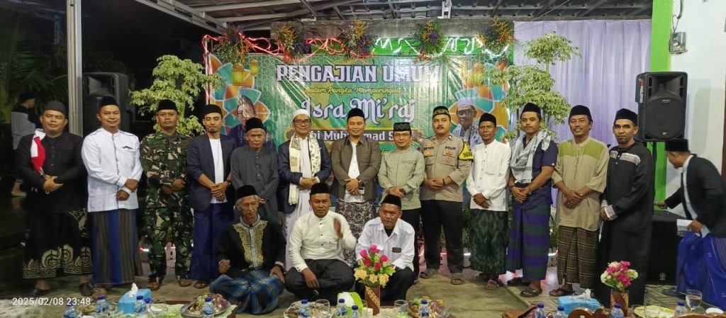Warga Sepang Elok Kota Serang Gelar Peringatan Isra Miraj Dengan Antusias.
