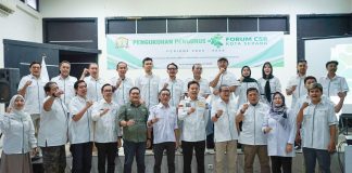 Pengukuhan forum CSR Kota Serang periode 2023-2028.