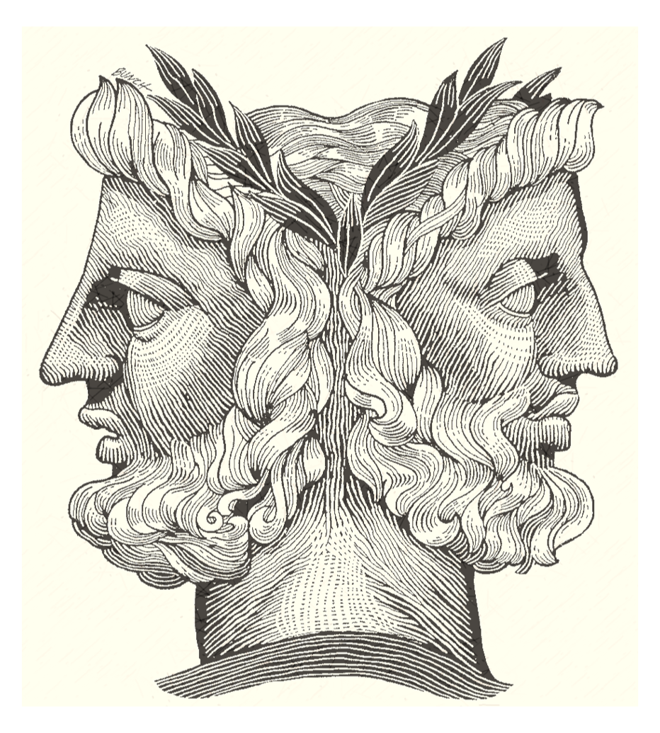 Ilustrasi dewa Janus.(google).