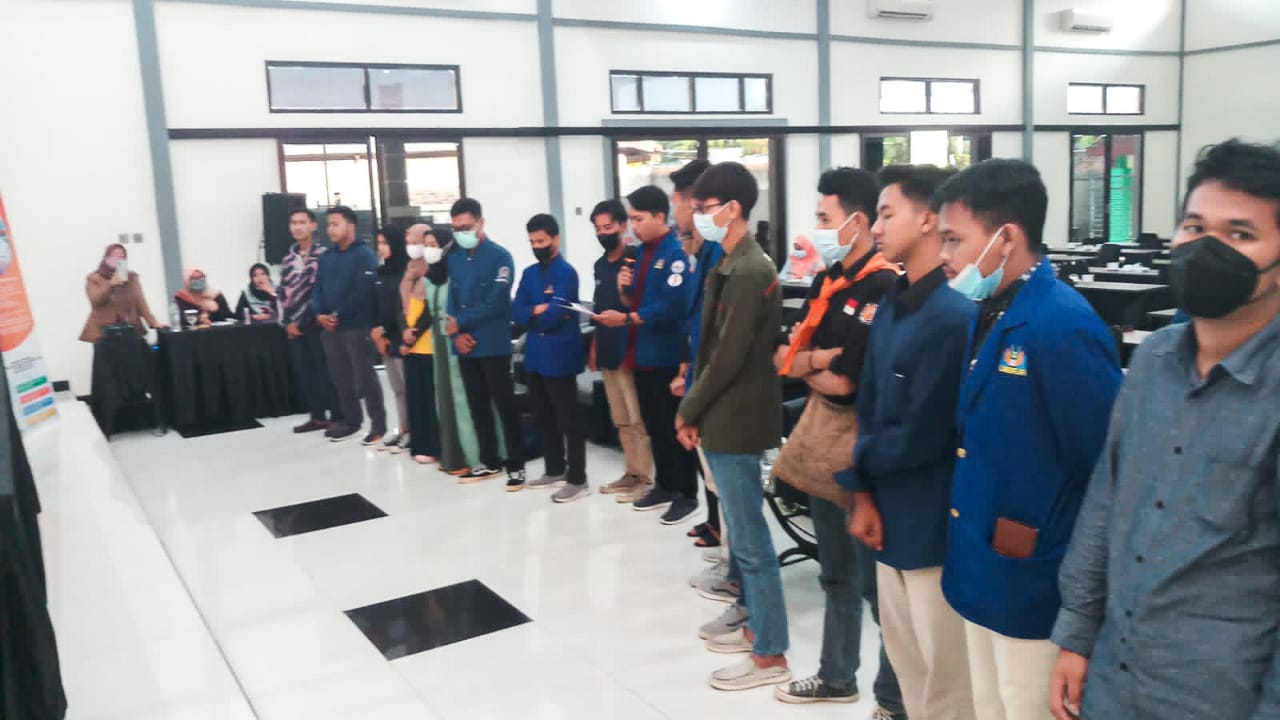 Presma Unbaja Ajukan Pakta Integritas Kepada Calon Rektor 2021-2025