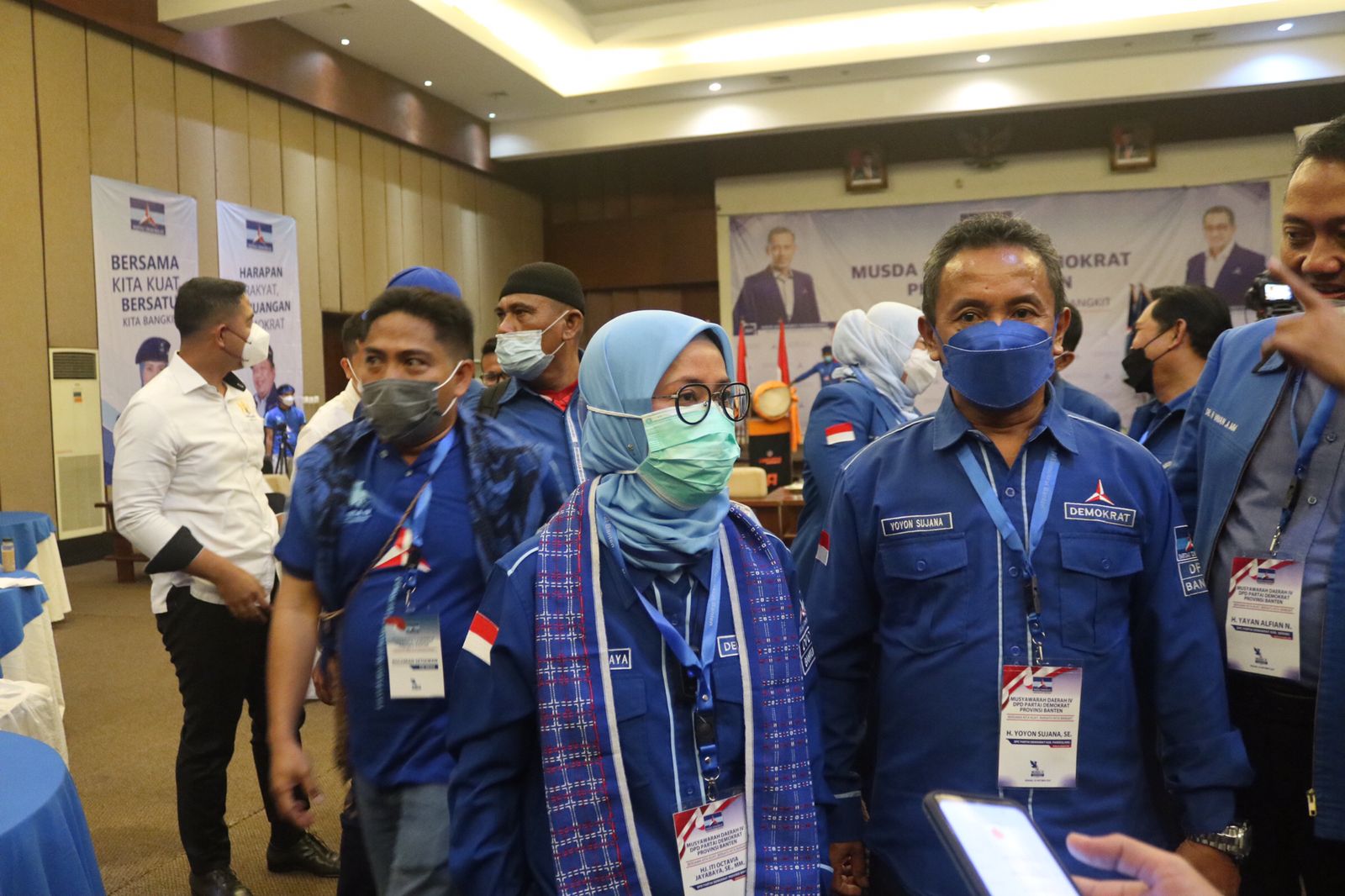 Musda Demokrat Banten : Yoyon Mundur, Iti Kembali Terpilih Secara Aklamasi
