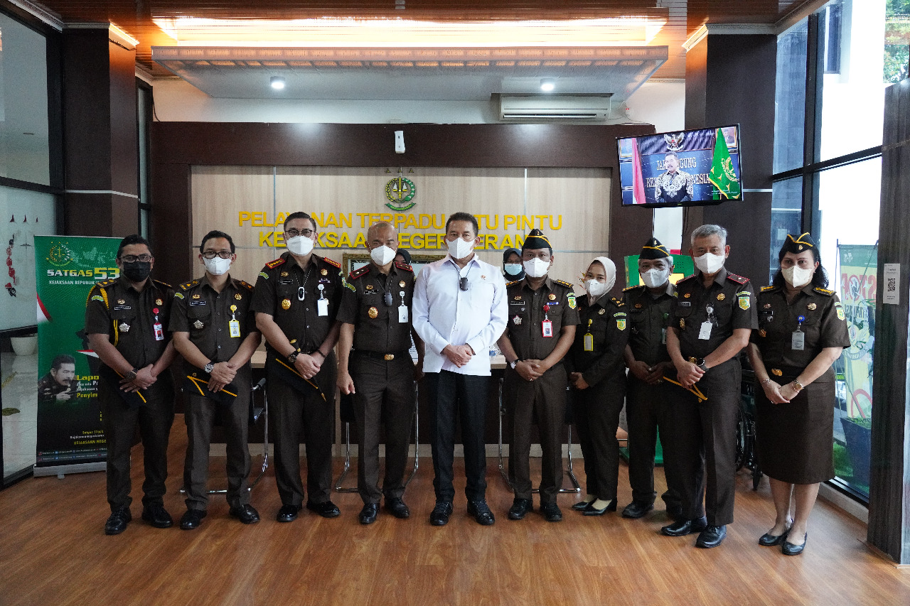 Kunjungi Wilayah Hukum Banten,Kajagung Tekankan Penataan Kualitas Integritas dan Profesionalitas