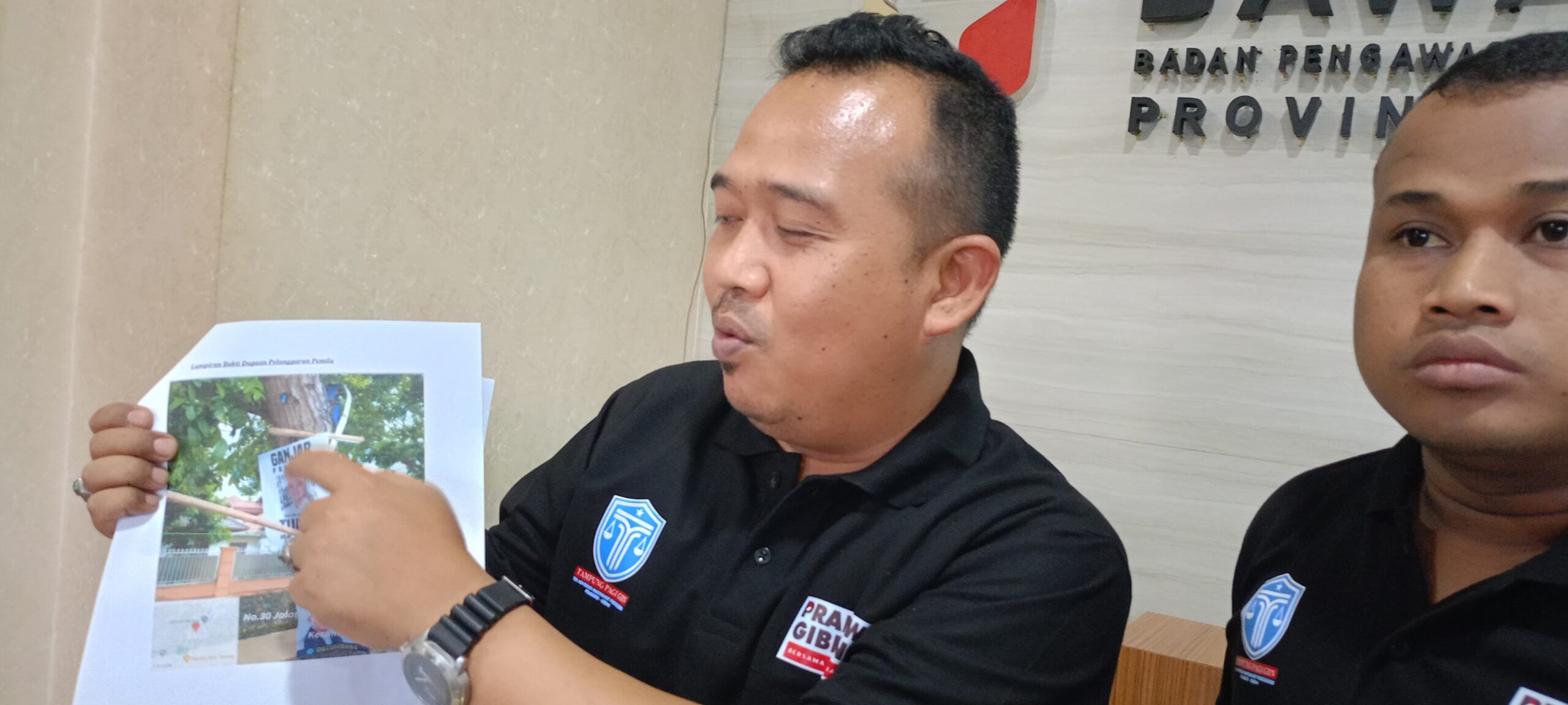 Tampung Pagi GBN Lapor Dugaan Pelanggaran Kampanye ke Bawaslu Banten