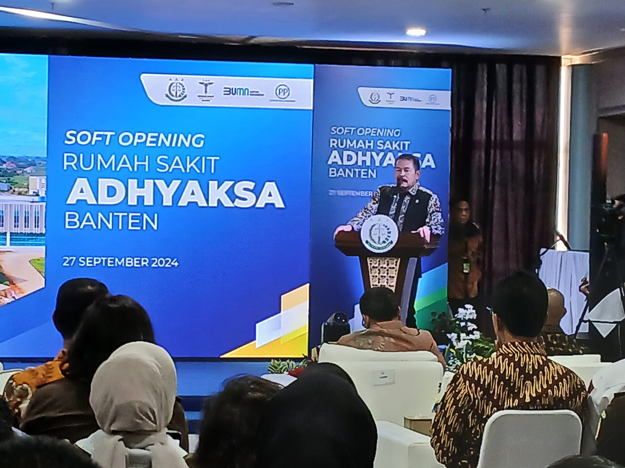 Jaksa Agung RI Resmikan RS Adiyaksa di Serang Banten
