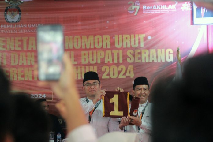 Pilkada Kabupaten Serang, Andika-Nanang Nomor Urut 1.