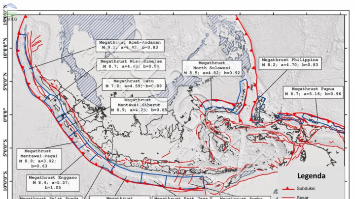 Gempa Megathrust Indonesia Menurut BMKG Tinggal Menunggu Waktu, Bisa Capai M 8,9.