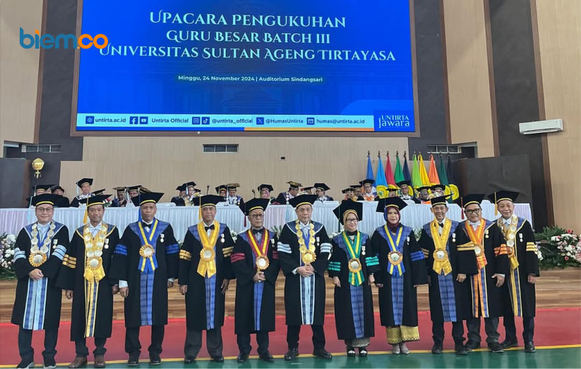 Empat Pengurus ICMI Orwil Banten Dikukuhkan Jadi Guru Besar Untirta