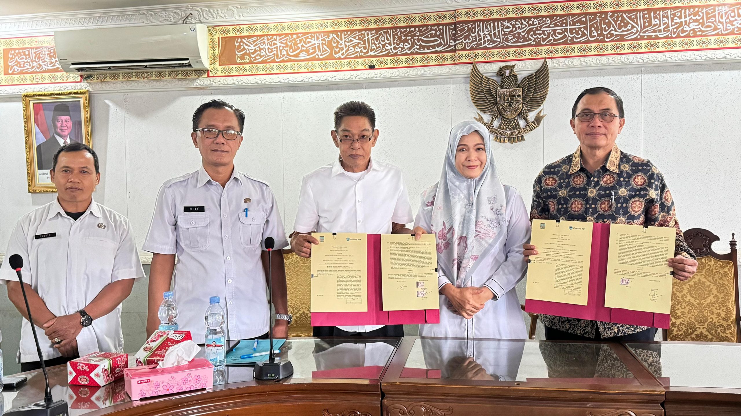 Kerjasama Pemkab Serang dan PT Chandra Asri.
