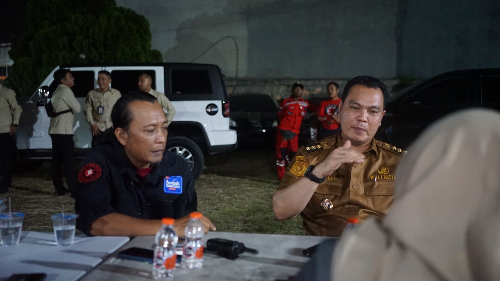 Kunjungi Posko Mudik Terpadu  Gabungan Relawan, Walikota Serang : Kita Perkuat Kolaborasi