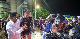 Gubernur Banten Andra Soni di Pelabuhan Ciwandan.