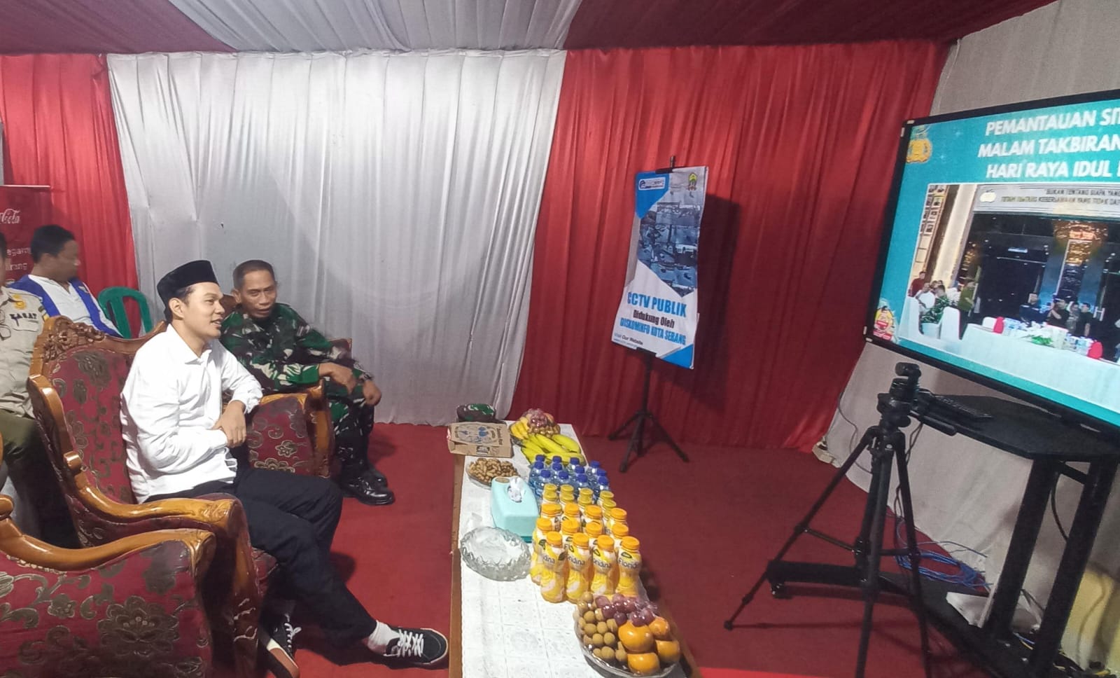 Wawalkot Serang Nur Agis, Ikuti Vicon Pengecekan Situasi Kamtibmas Malam Takbiran dul Fitri 2025