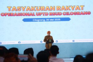 Gubernur Banten Andra Soni meresmikan RS Uwes Qorni Cilograng,Lebak.
