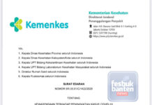 Kemenkes Keluarkan Surat Edaran Waspada Covid-19.