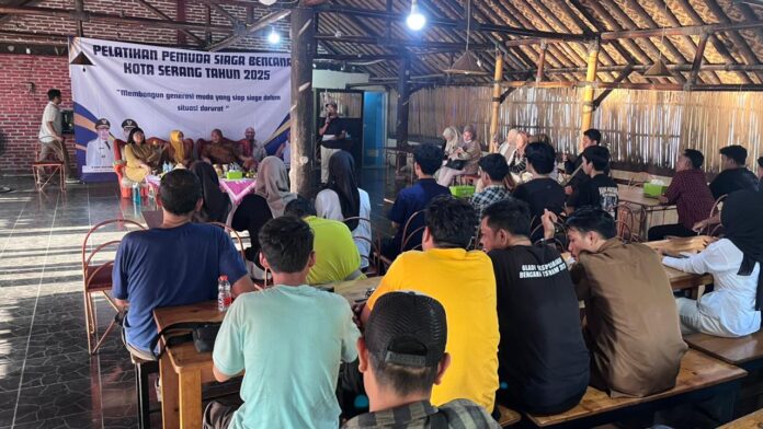Siapkan Generasi Sigap Hadapi Situasi Darurat, Pemuda Kota Serang Dilatih Kesiapsiagaan Bencana.