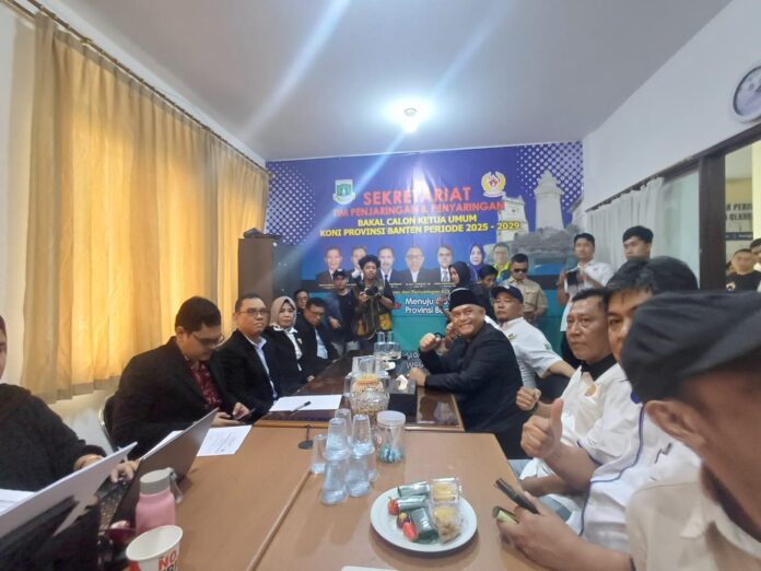 Agus Rasyid Daftar KONI Banten.
