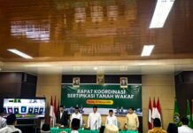 Rektor UMT Hadiri Rapat Koordinasi Sertifikasi Tanah Wakaf se-Provinsi Banten Rektor UMT Hadiri Rapat Koordinasi Sertifikasi Tanah Wakaf se-Provinsi Banten.