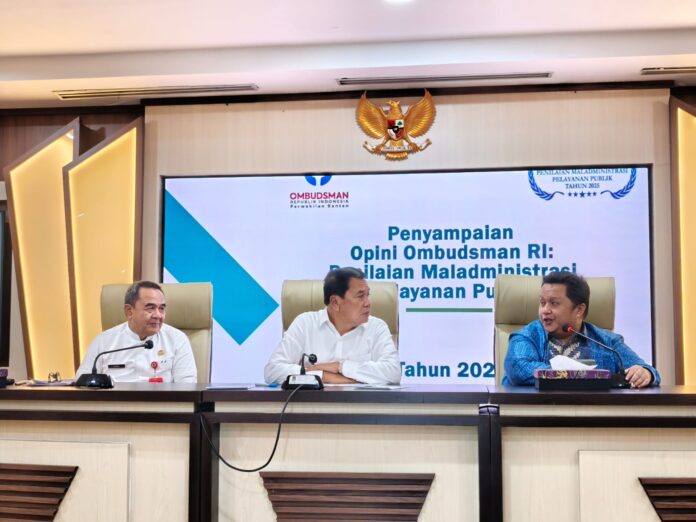 Ombudsman Banten: Penilaian Maladministrasi Akan Menjadi Barometer.