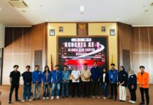 Kongres ke V BEM Banten Bersatu, Untirta Terpilih Sebagai Kordum Mahasiswa Kongres ke V BEM Banten Bersatu.