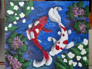 Kado untuk HUT ke-151 Pandeglang: Puput, Siswi SMA Lelang Lukisan untuk Bantu Warga Dhuafa.