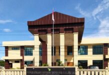 Eks Anggota DPRD Kota Serang Wahyu Papat dan Suaminya Disidang Terkait Penipuan Jual Beli Tanah Rp1,4 Miliar PN Serang.(istimewa).