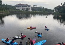 Dari Ngabuburit ke Edukasi Keselamatan Air, Kano Jadi Ruang Belajar di Danau Retensi KP3B Ngabuburit di KP3B.