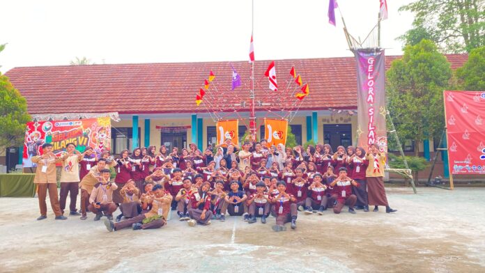 Semarak Gelora Silang VI, Ratusan Pramuka Penggalang Adu Tangkas di SMAN 1 Padarincang.