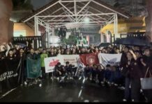 BEM Banten Bersatu : Pendidikan Hancur, Rakyat Menganggur, Banten Harus Jujur! Aksi BEM Banten Bersatu.