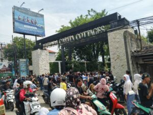 Unjukrasa Peserta Pelatihan KopDes Merah Putih Pandeglang ke PT Garuda Solusi Kreatif Berakhir Ricuh.
