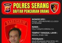 Tujuh Bulan Buron,Tersangka Korupsi Dana Desa Petir Kabupaten Serang Rp 1 Miliar Akhirnya Ditangkap Tersangka Korupsi dana desa Petir Rp 1 miliar.