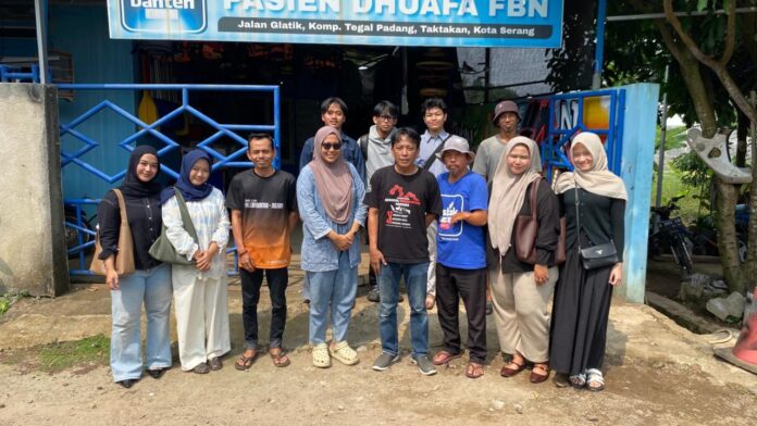 Tujuh mahasiswa UIN Banten di rumah singgah FBn.