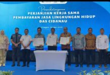 Kerja Sama Program Pembayaran Jasa Lingkungan DAS Cidanau Kembali Diteken, Libatkan Industri dan Petani Hutan Kerja Sama Program Pembayaran Jasa Lingkungan DAS Cidanau Kembali Diteken.