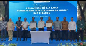 Kerja Sama Program Pembayaran Jasa Lingkungan DAS Cidanau Kembali Diteken.