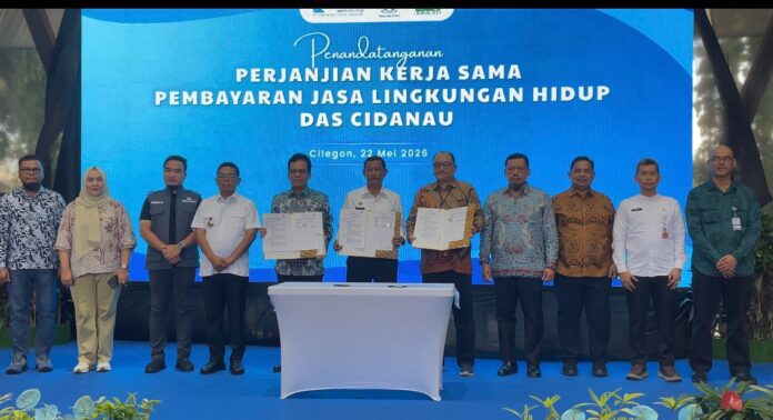 Kerja Sama Program Pembayaran Jasa Lingkungan DAS Cidanau Kembali Diteken.