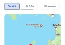 Hari Ini Banten Dihantam Belasan kali Gempa, dari 1,8 hingga 5,5 Magnitudo Titik lokasi gempa di Pandeglang.