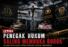 Ketika Penegak Hukum Saling Membuka Borok: Alarm Bagi Masa Depan Negara Hukum Indonesia (oleh : Febry Bahri Fauzin*) Ilustrasi.