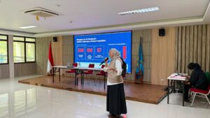 Suci Indah Lestari, kordinator BEM Banten Bersatu.