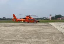 Helikopter HR-3604 Dikerahkan Dukung Operasi SAR di Gunung Anak Krakatau Helikopter HR-3604 Dikerahkan Dukung Operasi SAR di Gunung Anak Krakatau.