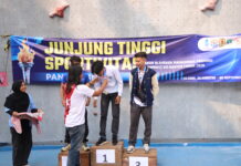 Mahasiswa Kebanggaan Cilegon: Muhammad Bayu Pramudya Sabet Emas Speed WR di POMPROV VIII Banten 2026 Bayu, saat menerima kalungan medali Emas.