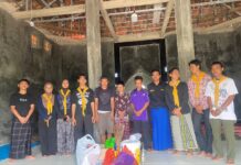 13 Hari Mengabdi, MAPELBA UNIBA Serang Tebar Kepedulian di Cikumbuen Pandeglang Baksos Mapelba.
