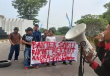 Sikapi Ketimpangan Pelayananan Kesehatan di Banten, KMS 30 : Banten Sakit, Rakyat Menjerit Aksi Kms 30 di kp3b,1 oktober 2026.